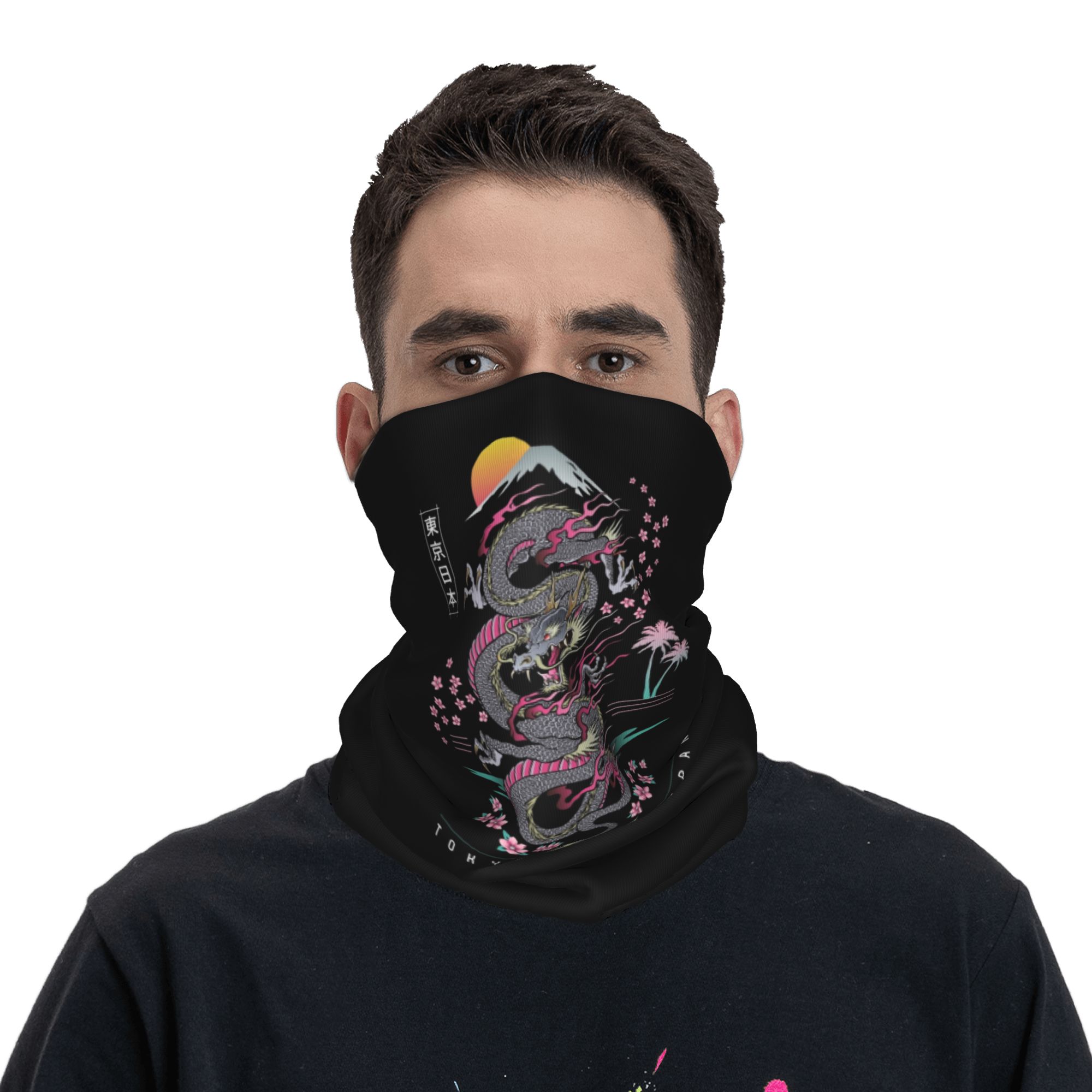 Custom Tokyo Japan Dragon Wint - Neck Warmer Tube review and price
