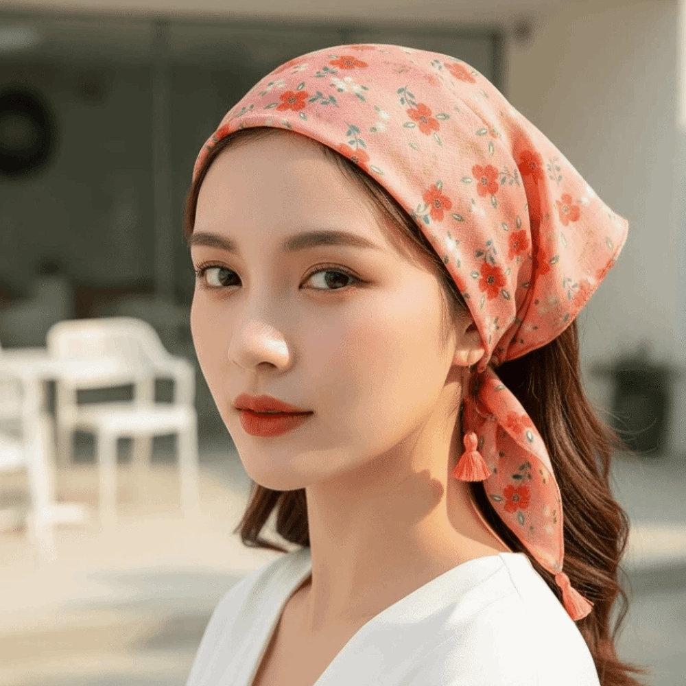 Neck Wrap Cotton-Linen Square  - Bandana Cotton review and price