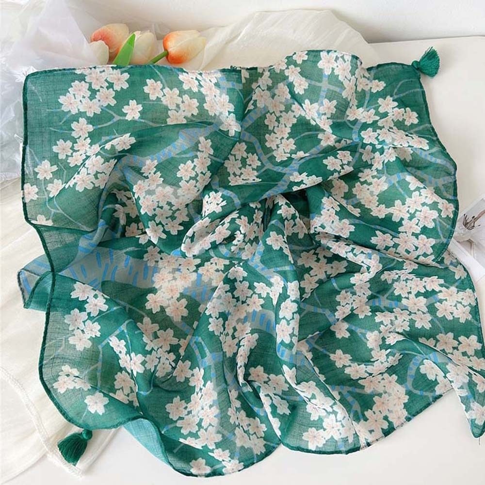 Neck Wrap Cotton-Linen Square  - Bandana Cotton review and price