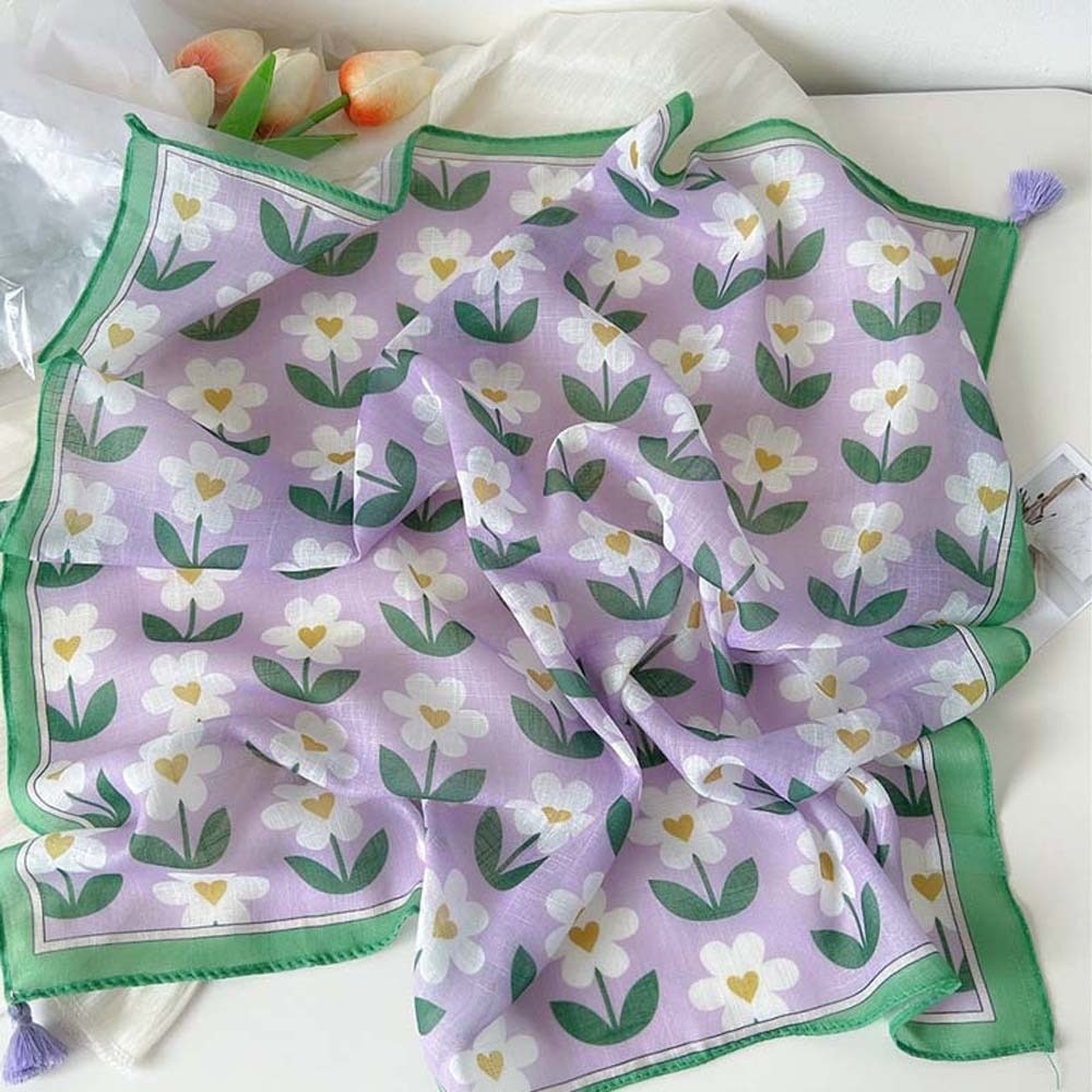 Neck Wrap Cotton-Linen Square  - Bandana Cotton review and price