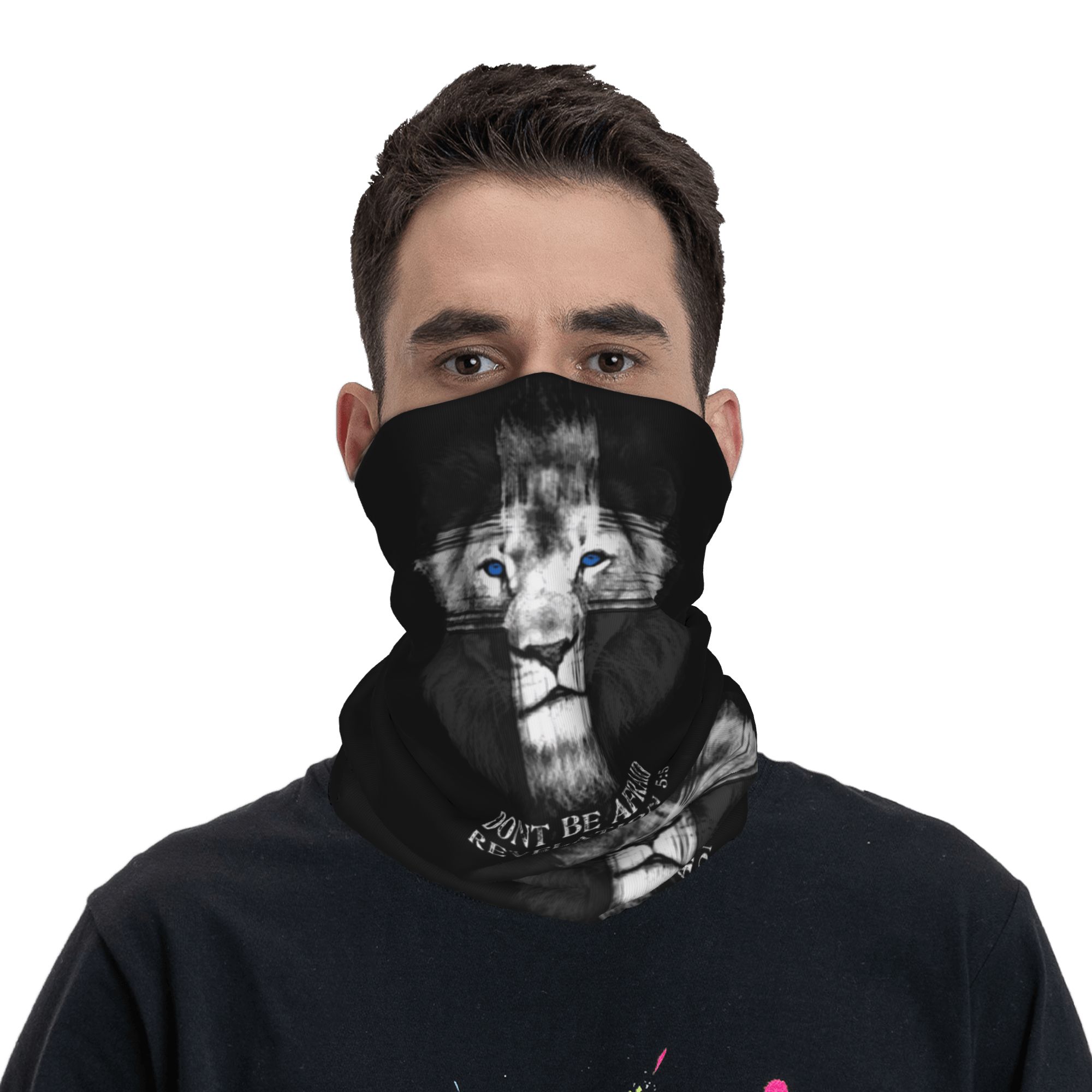 Custom Cool Lion Of Judah Jesu - Neck Warmer Tube review and price