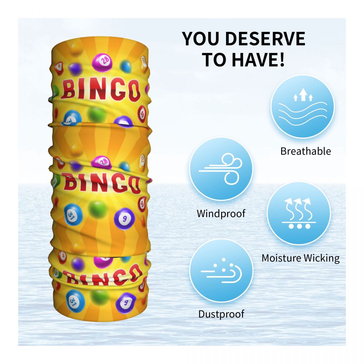 Custom Hot Game Bingo Bandana  - Neck Warmer Tube review and price
