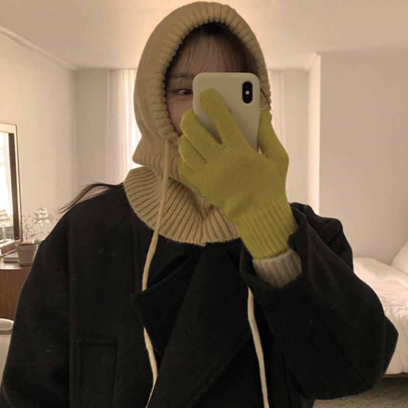 Knitted Hooded Infinity Scarf  - Infinity Scarf Knit review and price