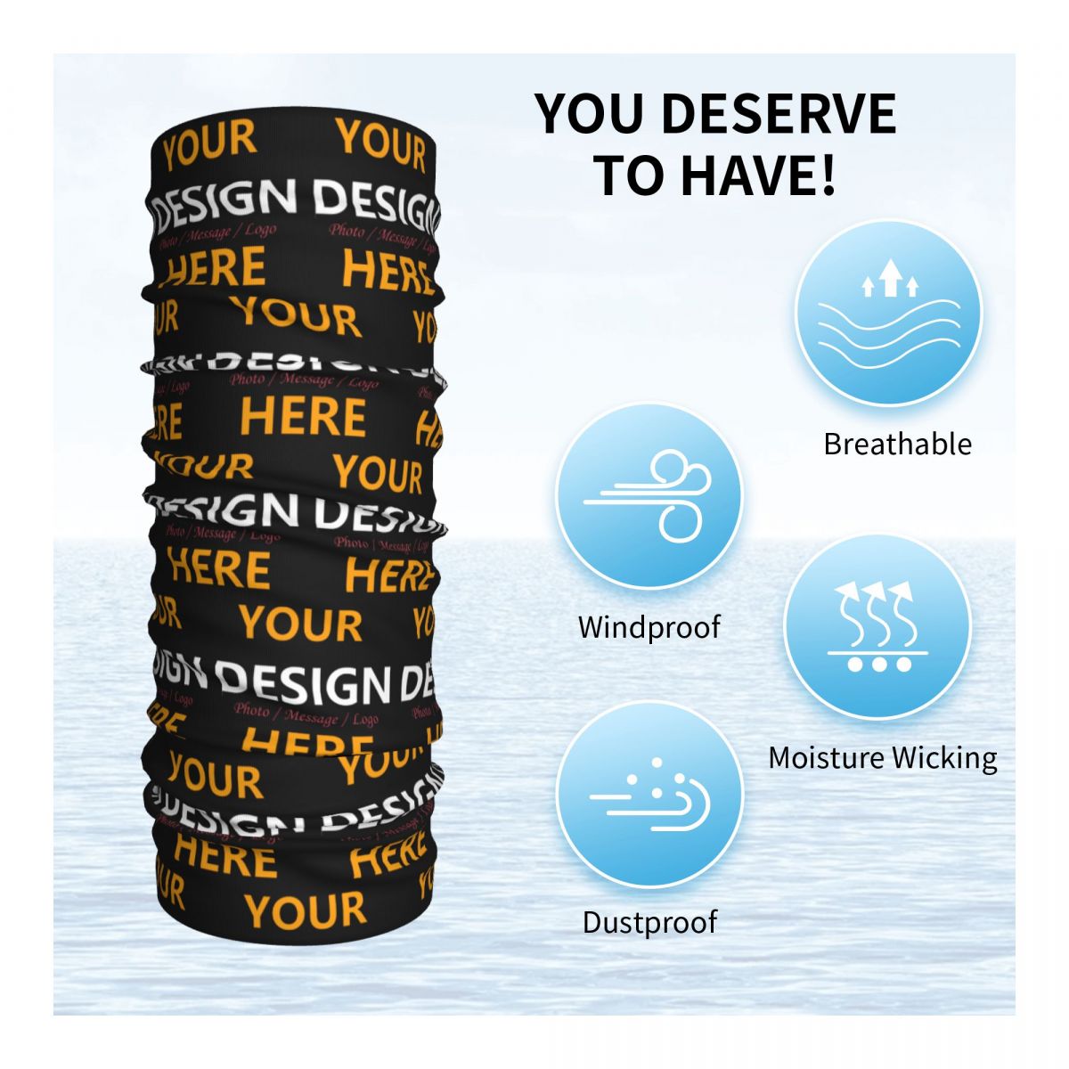 Custom Your Design Here Bandan - Neck Warmer Tube review and price