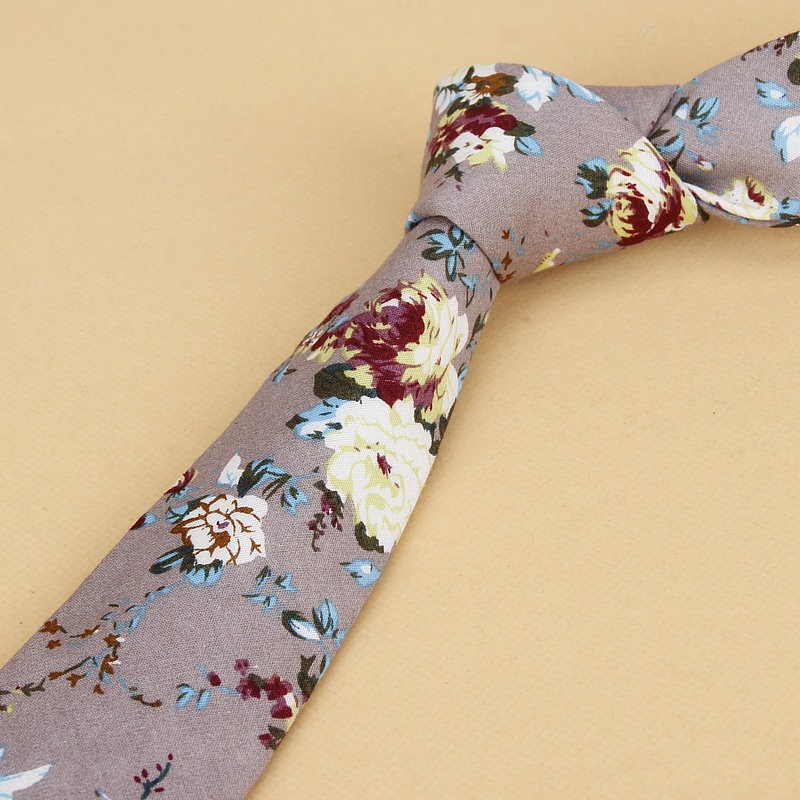 Brand New Floral Tie for Men's - Skinny Tie Men review and price