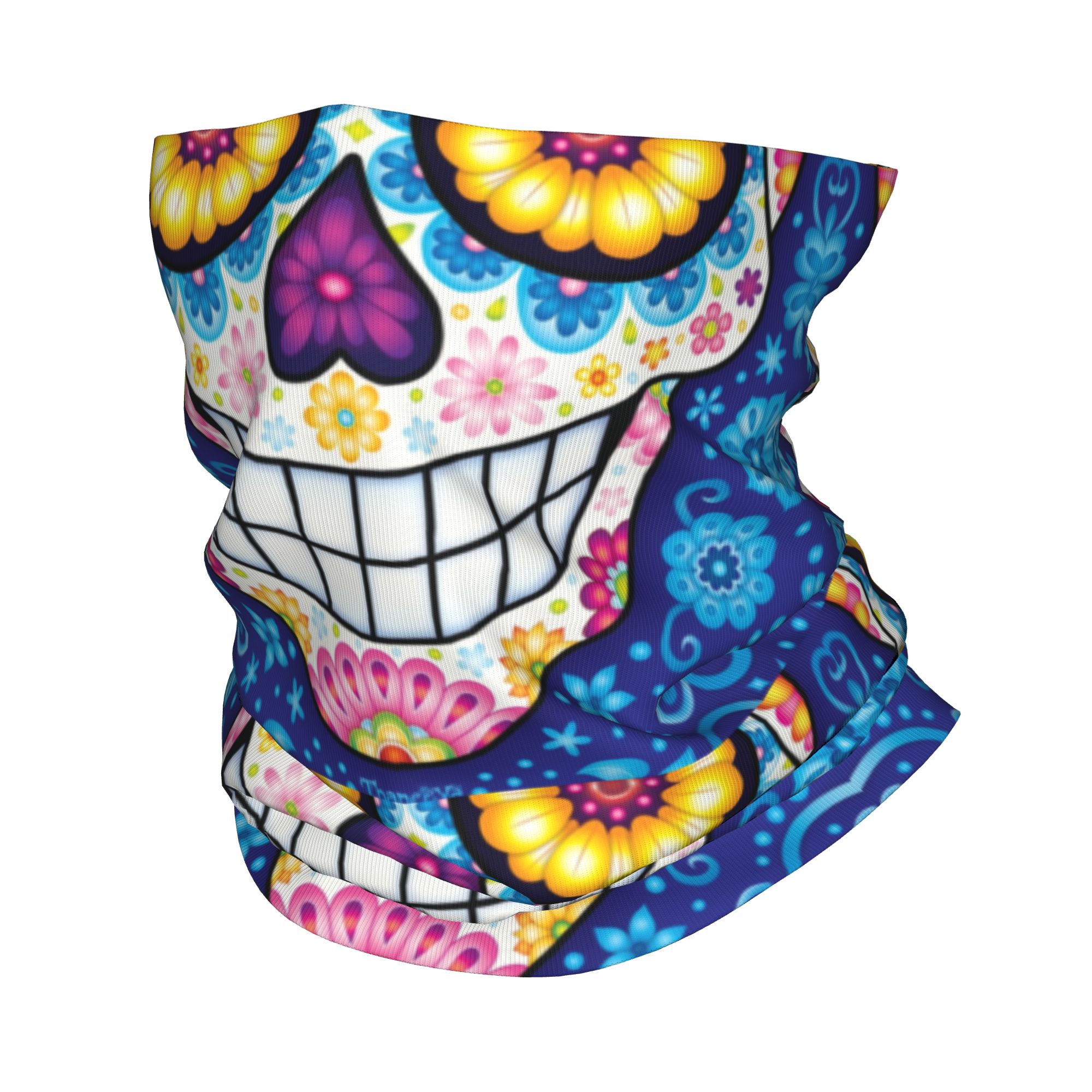 Custom Day Of The Dead Sugar S - Neck Warmer Tube review and price