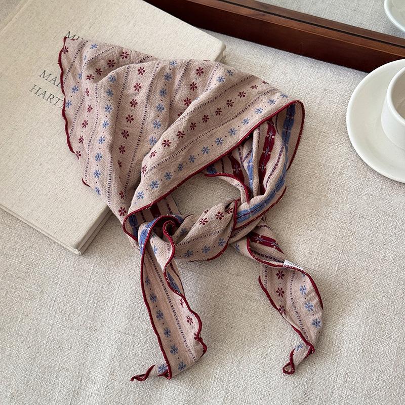*1Pcs Soft Cotton Linen Triang - Bandana Cotton review and price