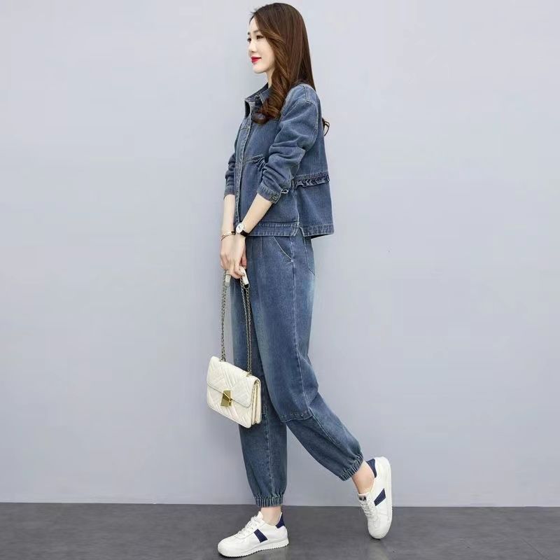Women Denim Suits 2024 New Spr - Pocket Square Set review and price
