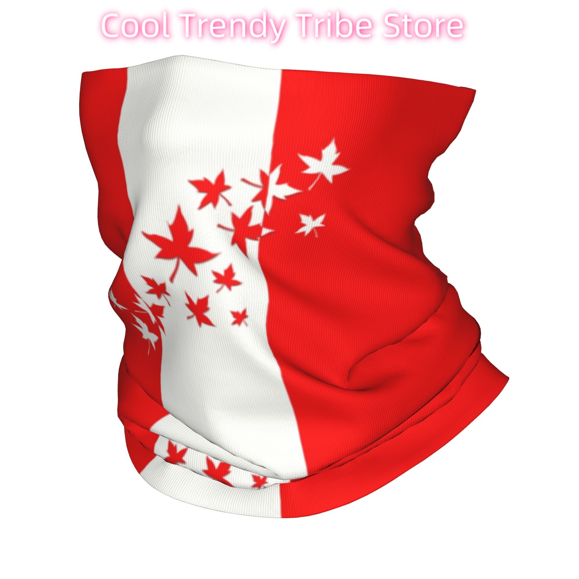 Custom Maple Leaf Canada Flag  - Neck Warmer Tube review and price