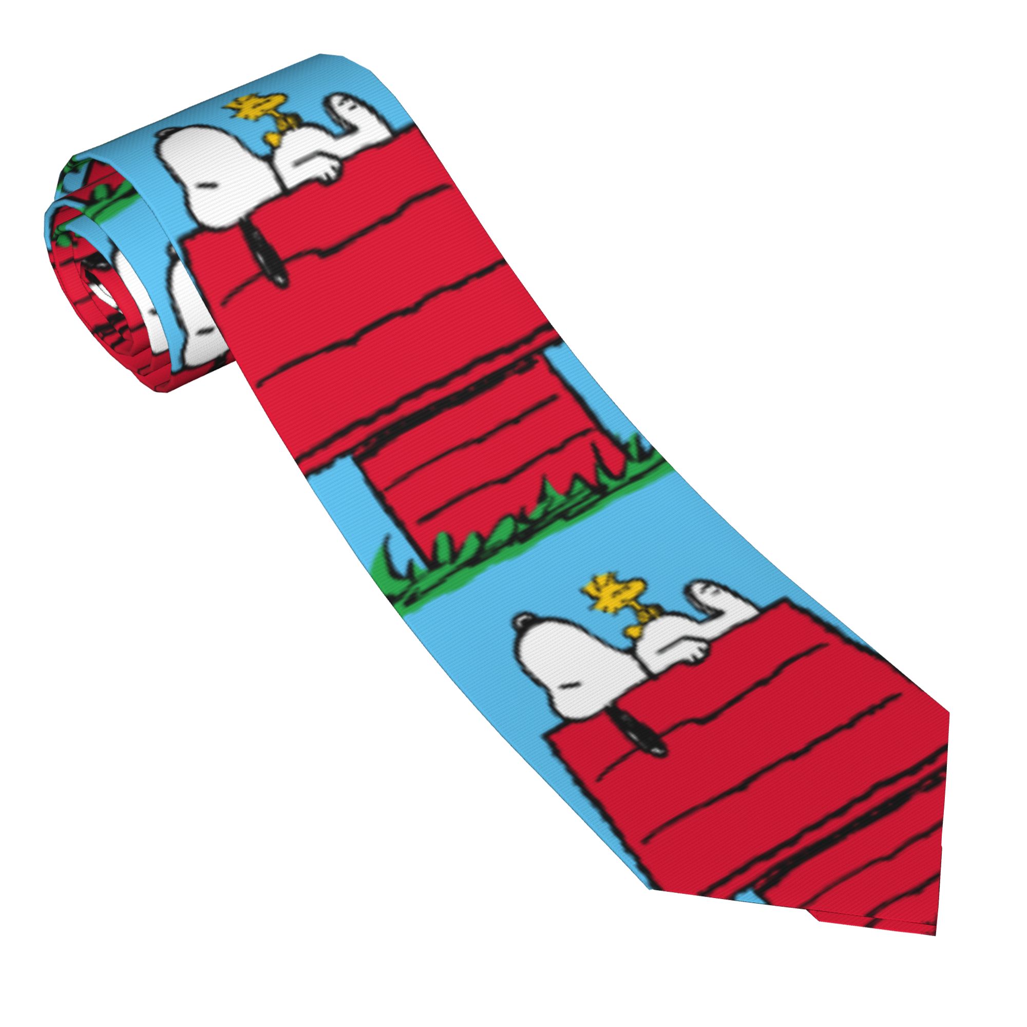 Neckties Snoopy Woodstock Dogh - Skinny Tie Men review and price
