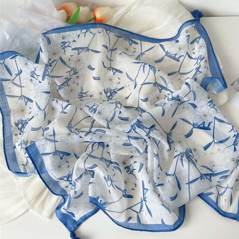 Neck Wrap Cotton-Linen Square  - Bandana Cotton review and price