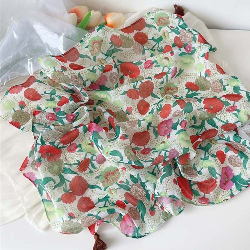 Neck Wrap Cotton-Linen Square  - Bandana Cotton review and price