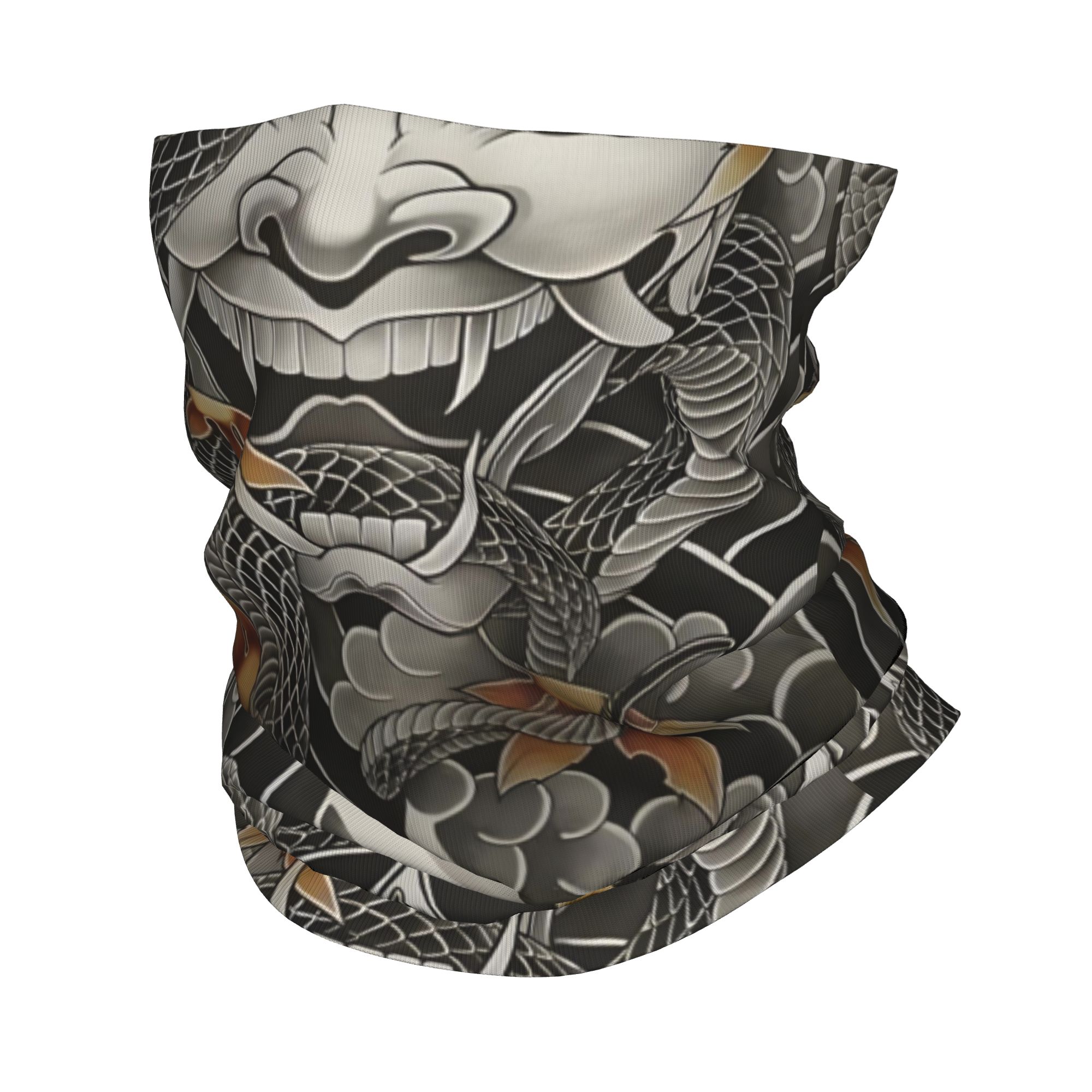 Custom Samurai Oni Demon Banda - Neck Warmer Tube review and price