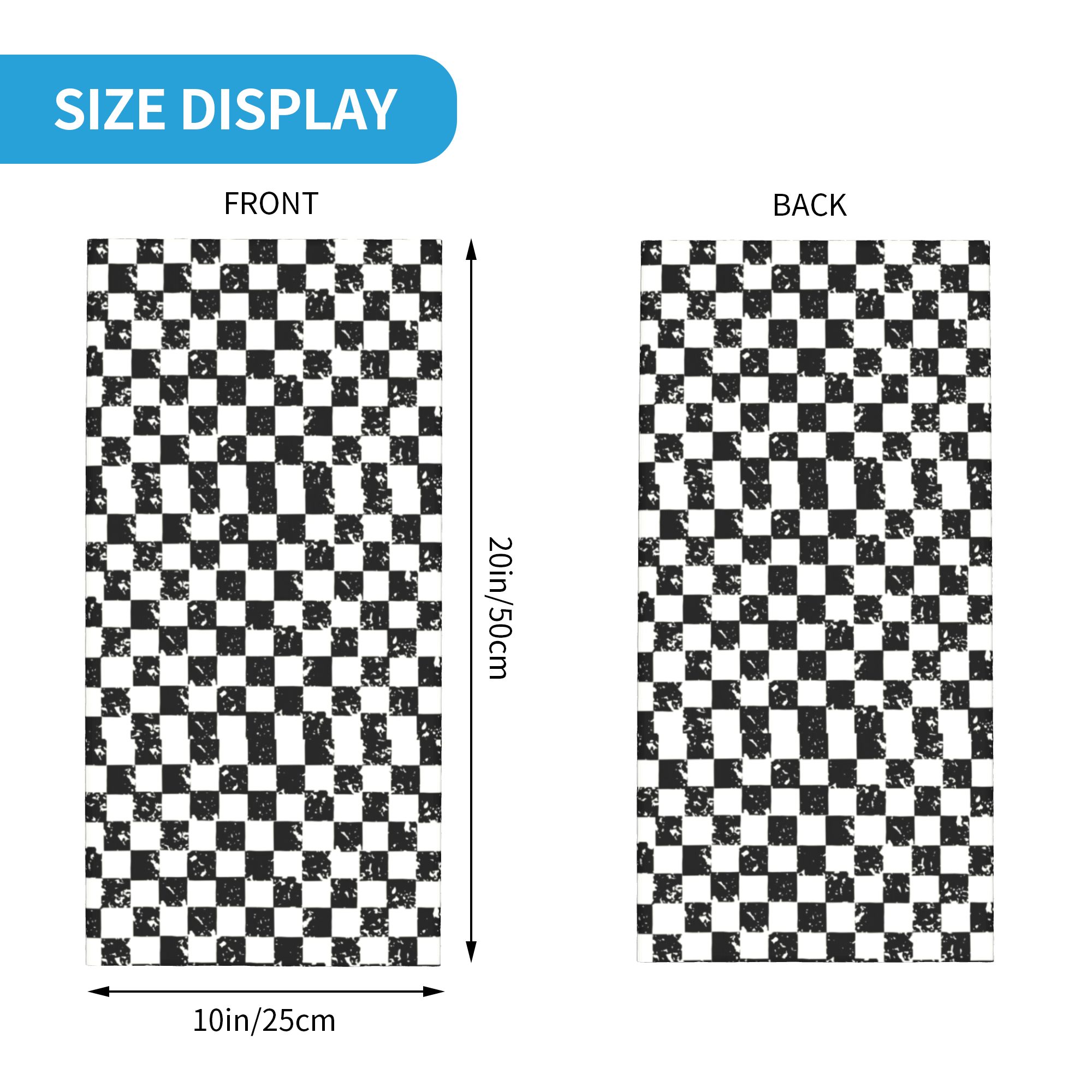 Custom Retro Checkered Flag Wi - Neck Warmer Tube review and price