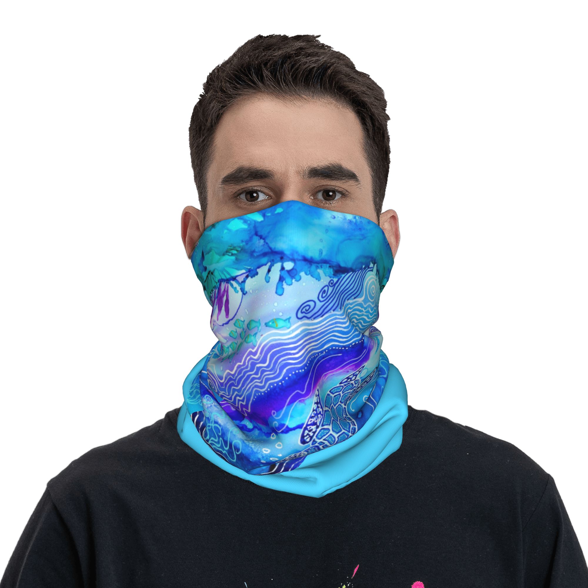 Custom Ocean Turtle Dive Winte - Neck Warmer Tube review and price