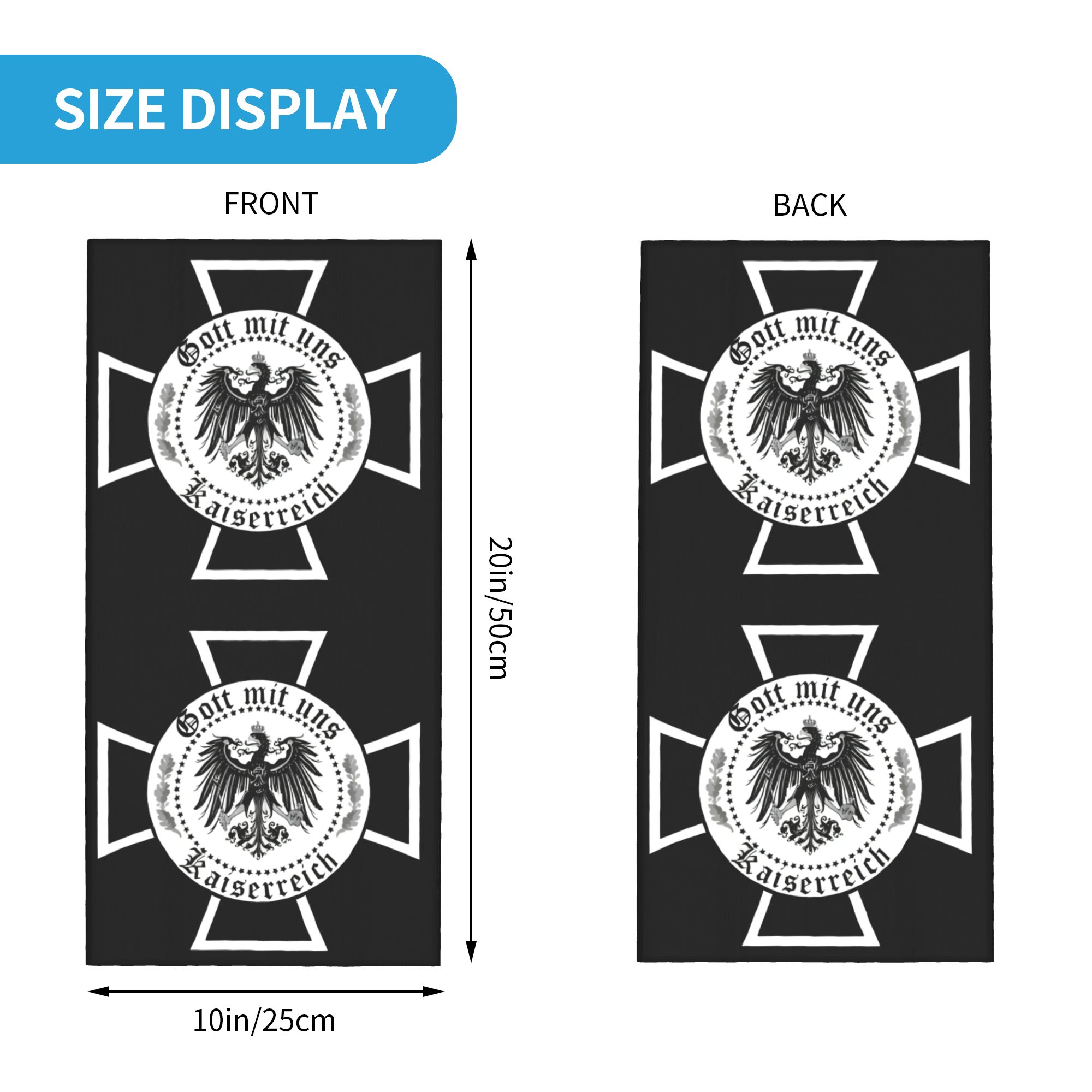 Custom German Empire Eagle Cro - Neck Warmer Tube review and price