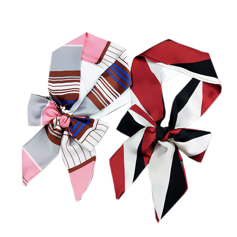 TOP Small Long Silk Neckerchie - Silk Tie Striped review and price
