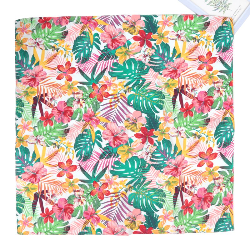 70cm Bandana Leaves Flowers Pr - Bandana Cotton review and price