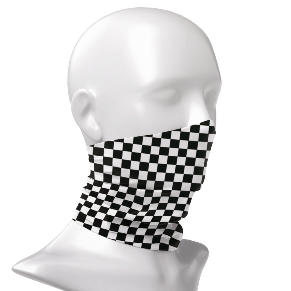 Checkered Ska Printed Headband - Neck Warmer Tube review and price
